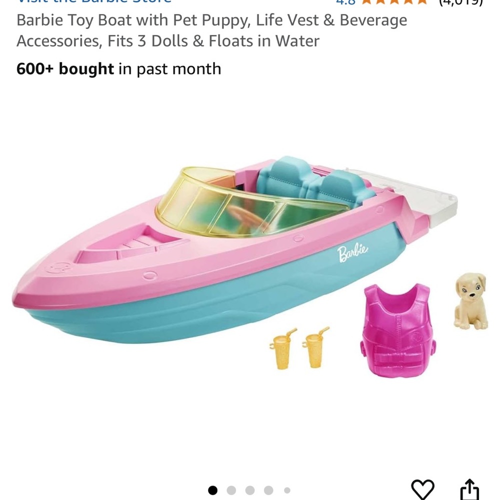 Barbie Boat - Picture 4 of 10
